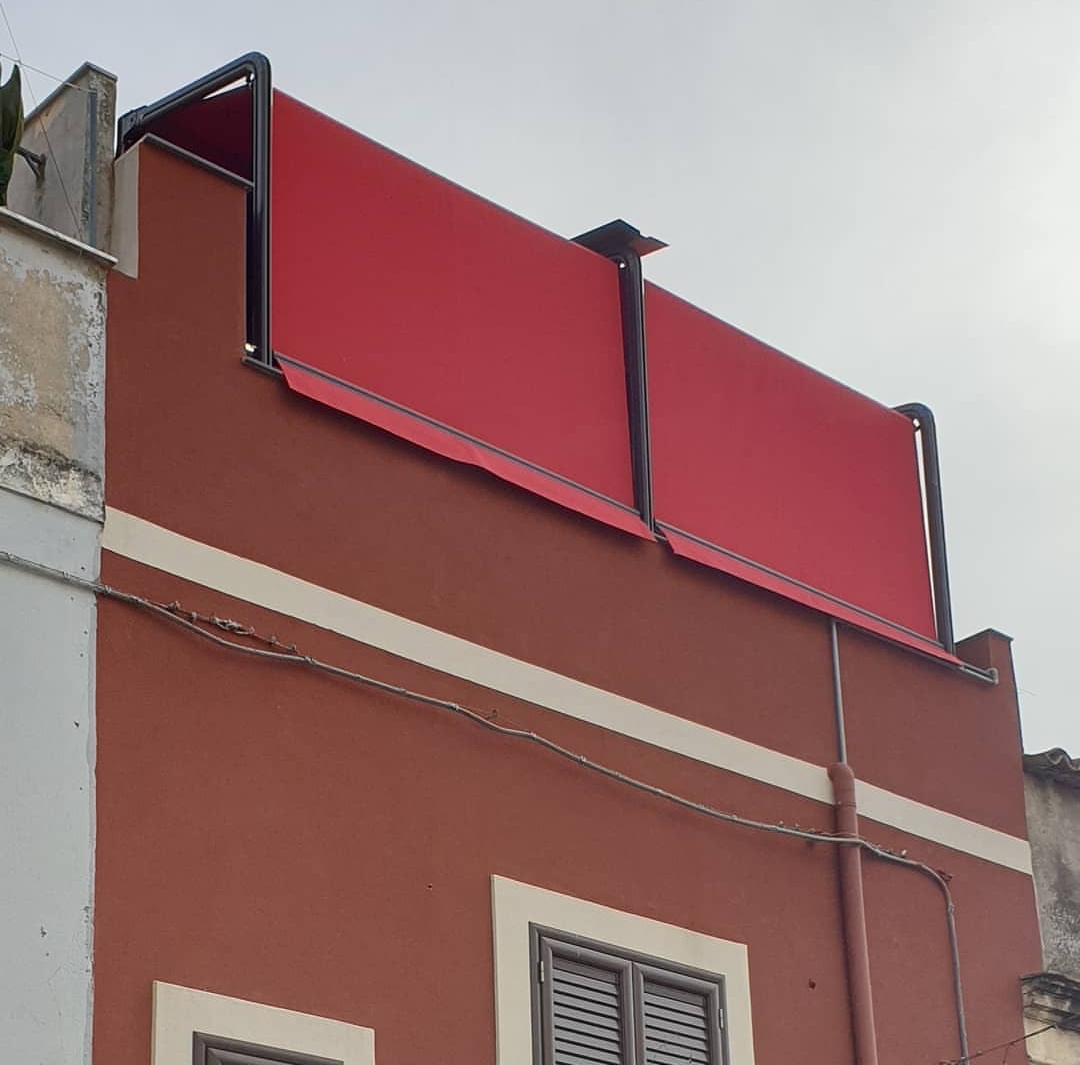 Telo frangivista per balcone