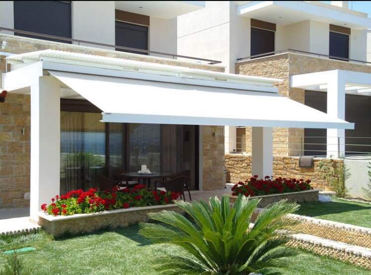 Tenda da sole a bracci estensibile