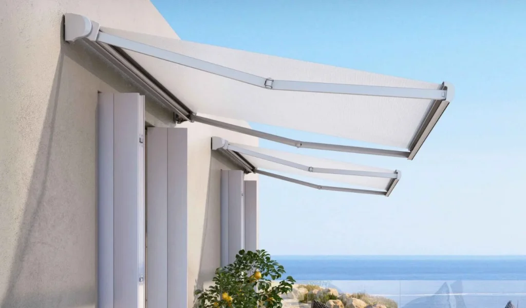 Tenda da sole a bracci estensibili