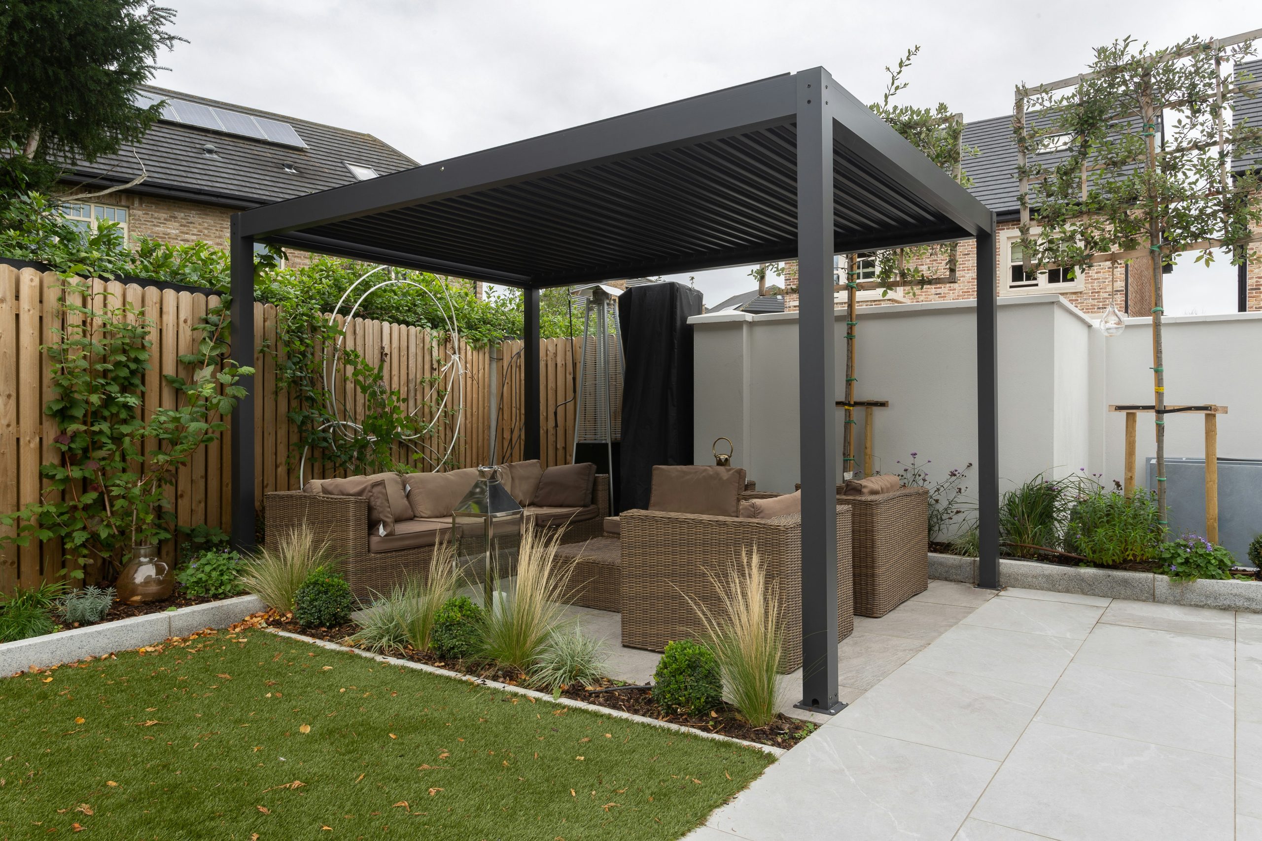 Pergola bioclimatica in alluminio